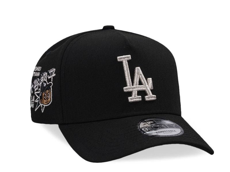New Era Los Angeles Dodgers Ohtani Black Silver Edition 9Forty A Frame