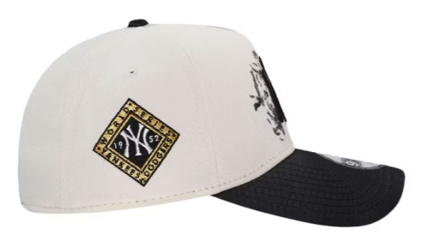New Era De Los New York Yankees World Series 1952 Chrome Crow Satin Two Tone 9 Forty