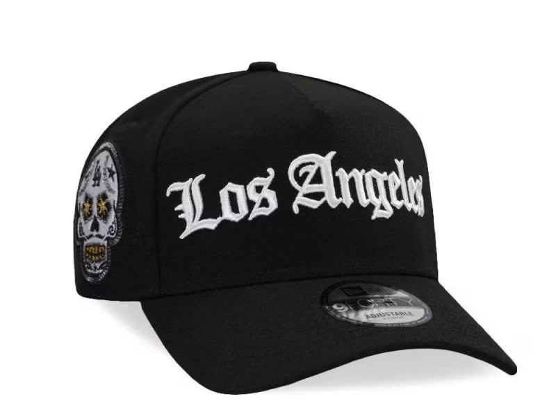 New Era Los Angeles Dodgers the Skull Black Prime Edition 9Forty A Frame S