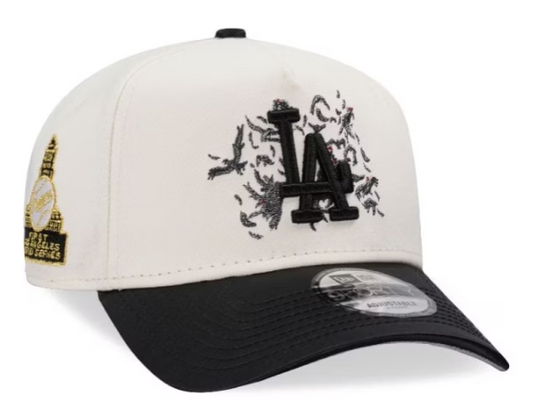 New Era de Los Angeles Dodgers First World Series Chrome Crow Satin Two Tone 9Forty